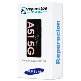 Reparacion/ cambio Pantalla completa con marco Samsung Galaxy A51 5G Rosa