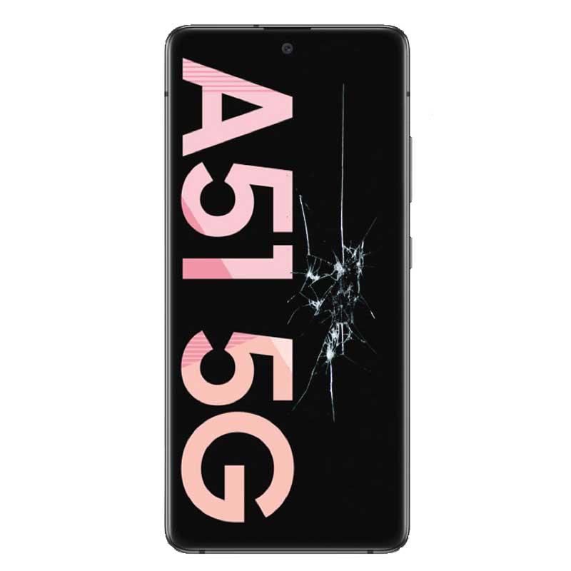 Reparacion/ cambio Pantalla completa con marco Samsung Galaxy A51 5G Rosa