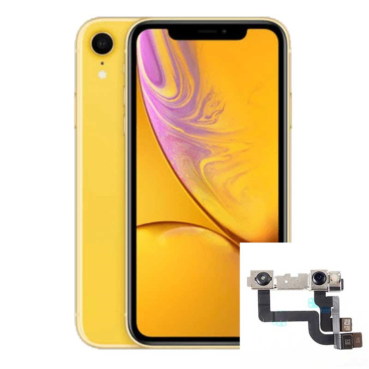 Reparacion Câmera delanteira frontal selfie iphone Xr