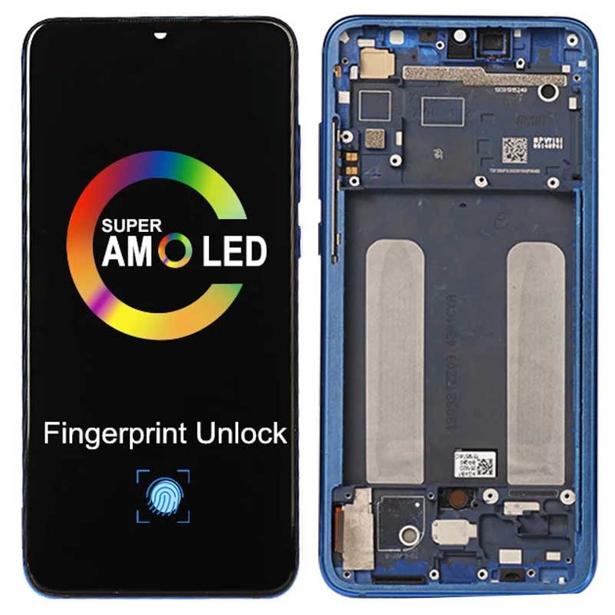 Pantalla completa original con marco Xiaomi Mi 9 Lite Azul
