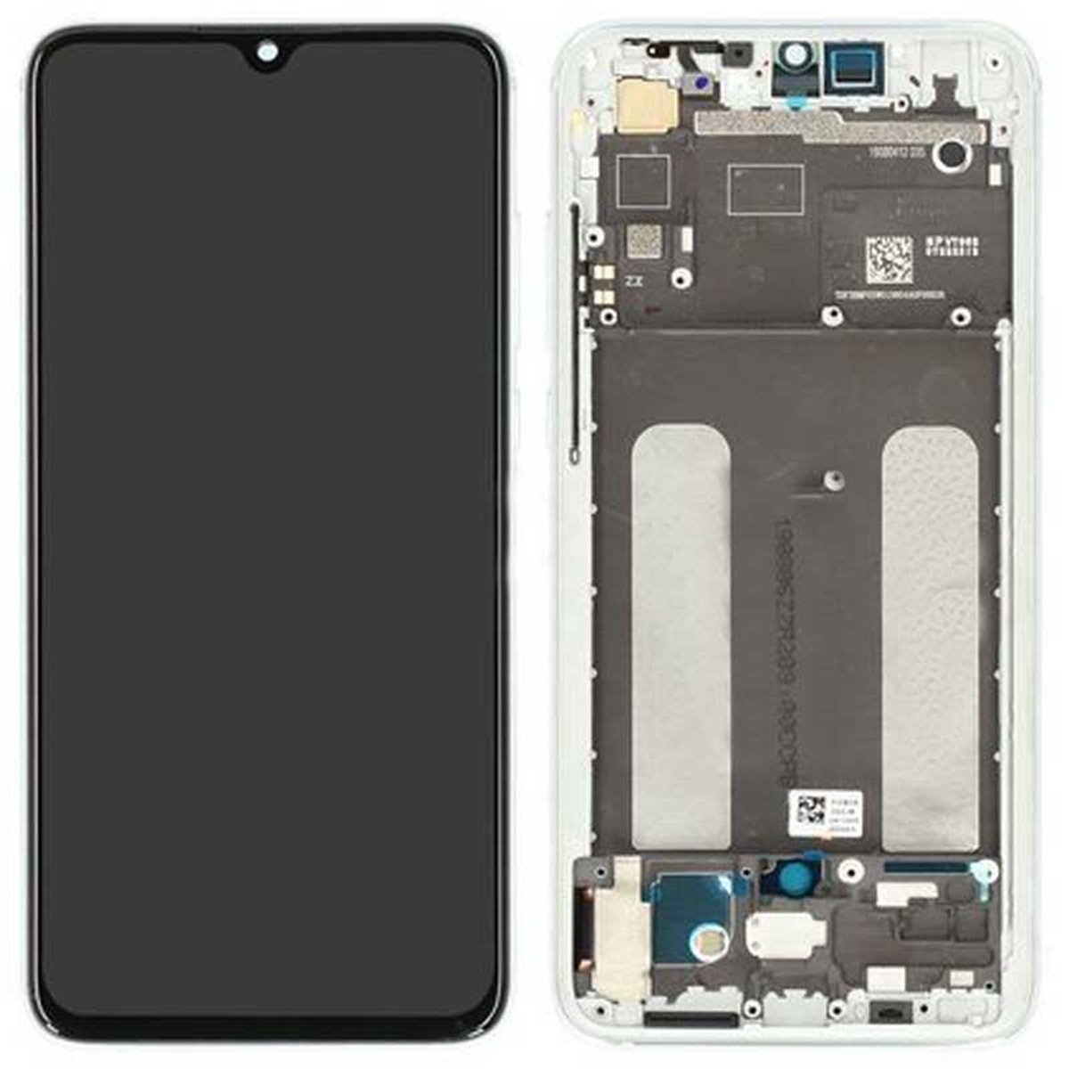 Pantalla completa original con marco Xiaomi Mi 9 Lite Blanco