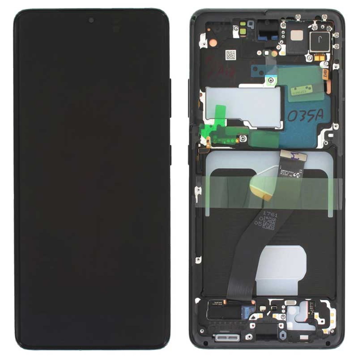 Pantalla original Samsung Galaxy S21 Ultra 5g G998B (sin bateria) negro (Phantom Black) 