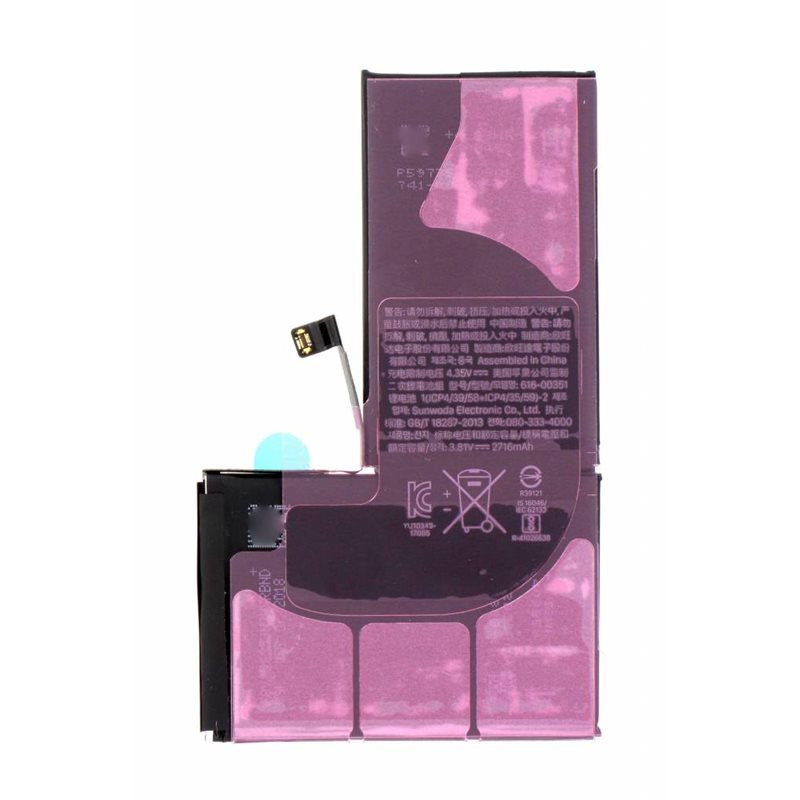 Bateria iPhone X calidad Premium Li- Ion Battery 3,80V 2716mAh