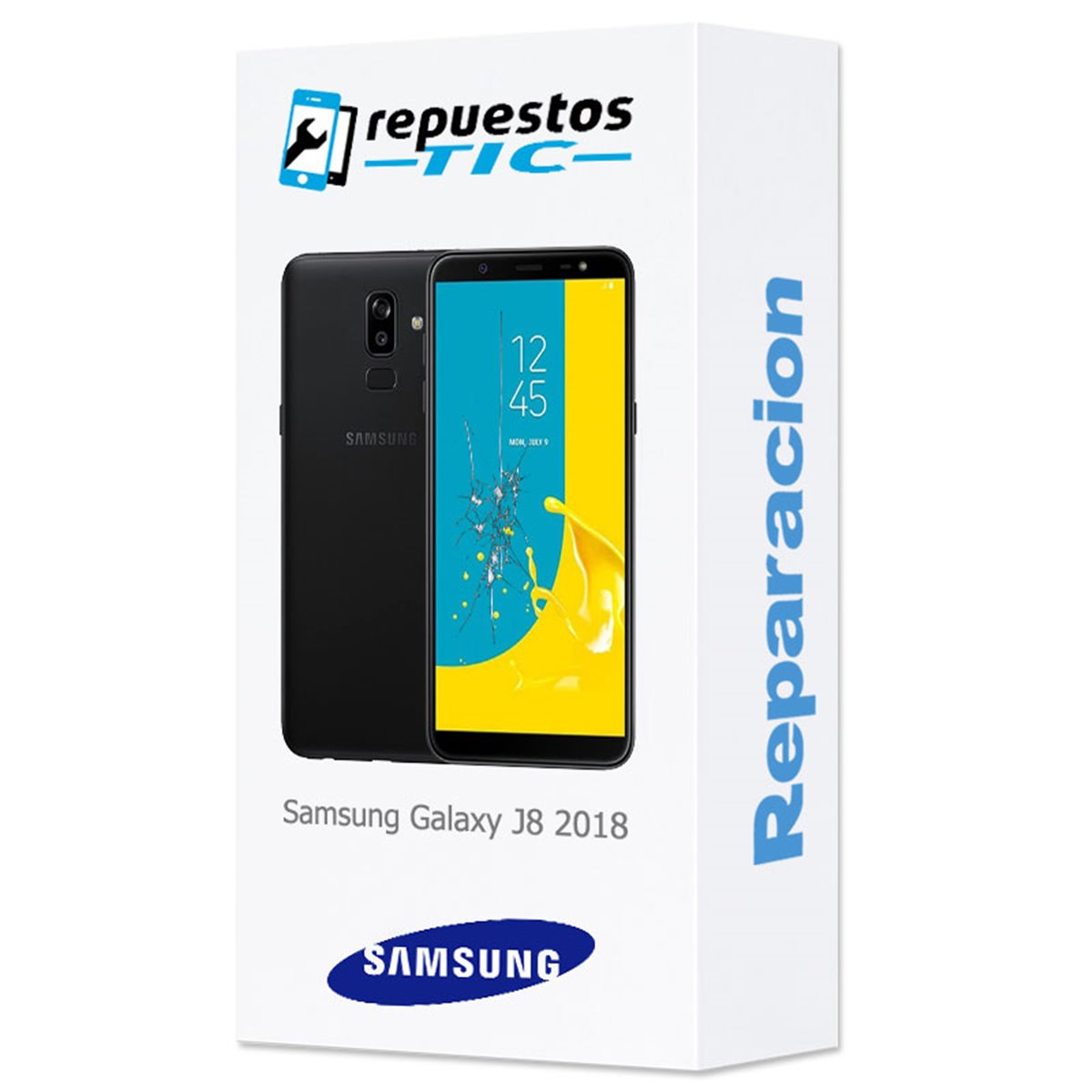 Reparacion/ cambio Pantalla original Samsung Galaxy J8 2018 J810 Negro