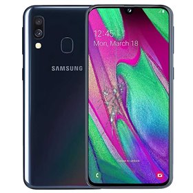 Reparación Ecrã completa original Samsung A405F/DS Galaxy A40 Preto