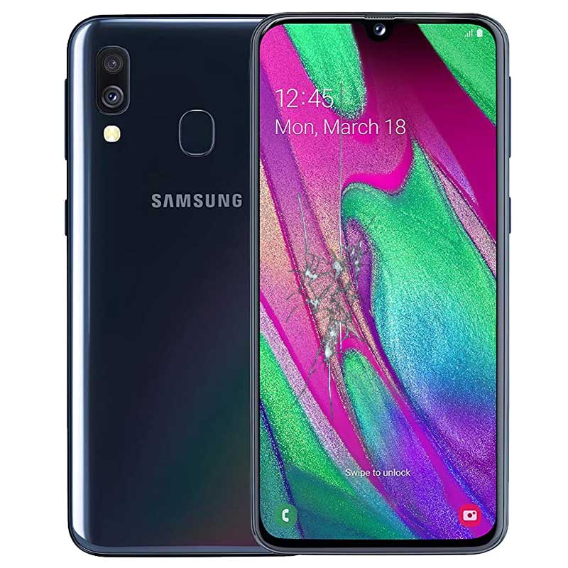 Reparación Pantalla completa original Samsung A405F/DS Galaxy A40 Negro