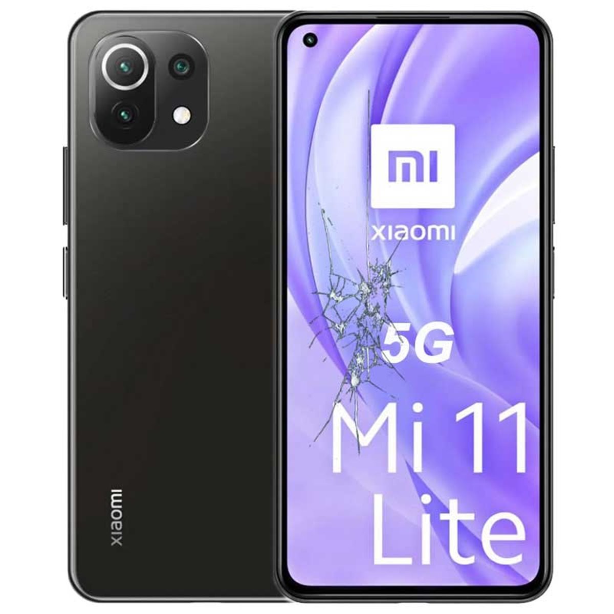 Reparacion/ cambio Pantalla completa original con marco Xiaomi Mi 11 Lite 5G Negro
