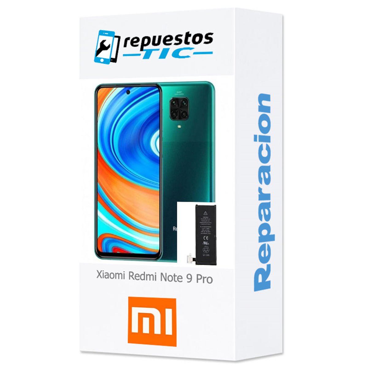 Reparacion/ cambio Bateria original Xiaomi Redmi Note 9 Pro