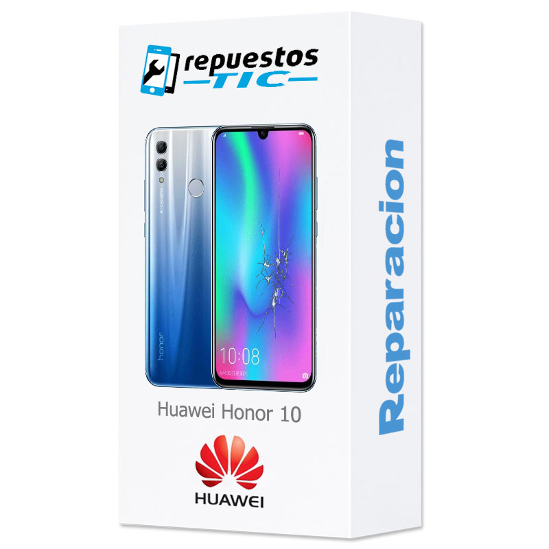 Reparacion/ cambio Pantalla original con marco y bateria Huawei Honor 10 Negro