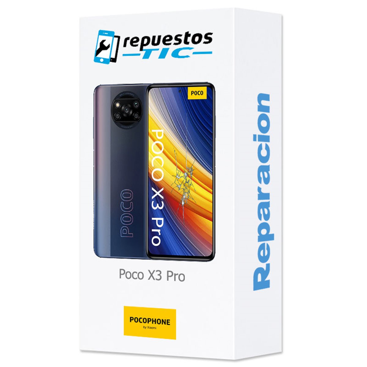 Reparacion/ cambio Pantalla completa original con marco Poco X3 Pro Gris