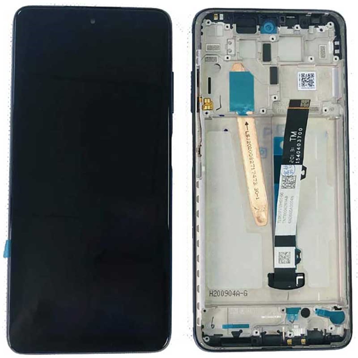 Pantalla completa original con marco Poco X3 Gris (tarnish)