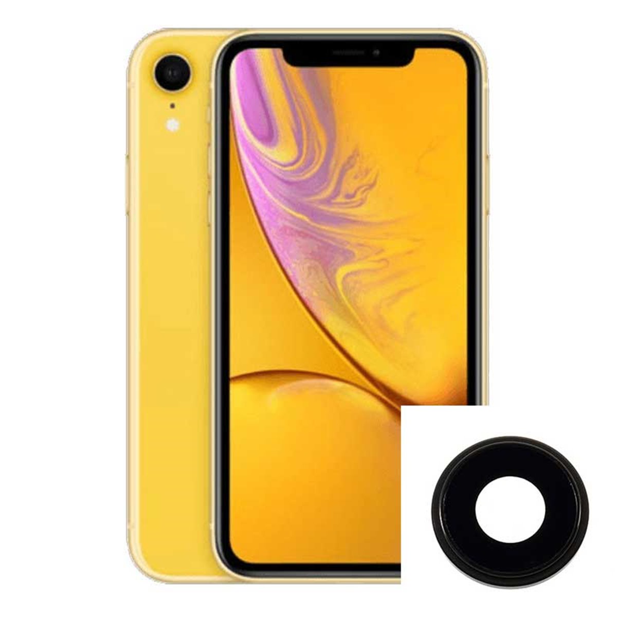 Reparacion Lente Camara trasera iPhone Xr