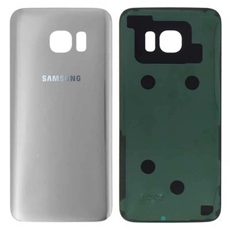 Tapa trasera Samsung Galaxy S7 Edge G395F Plata