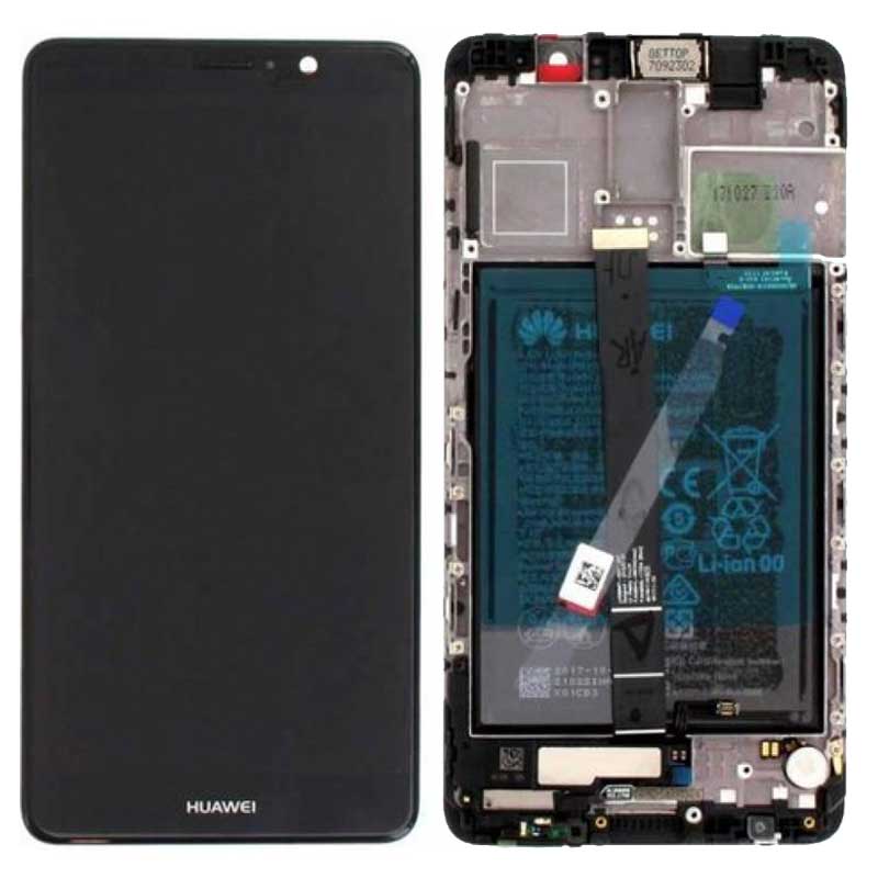 Pantalla original con marco y bateria Huawei Mate 9 Negro