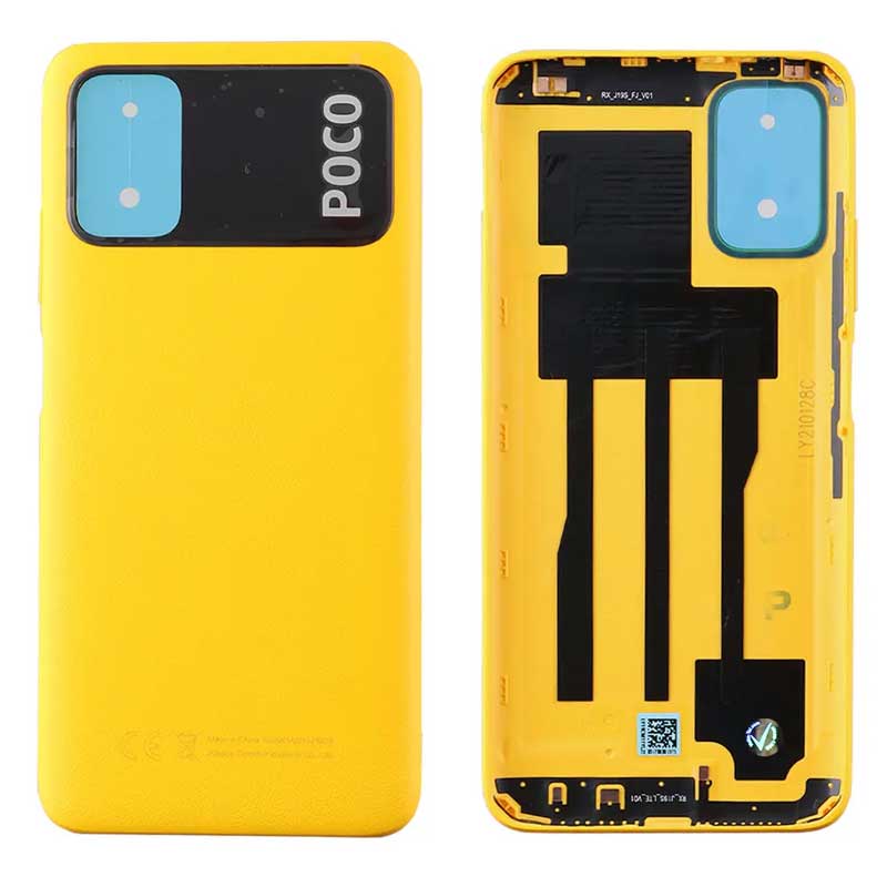 Tapa trasera Poco M3 Amarillo