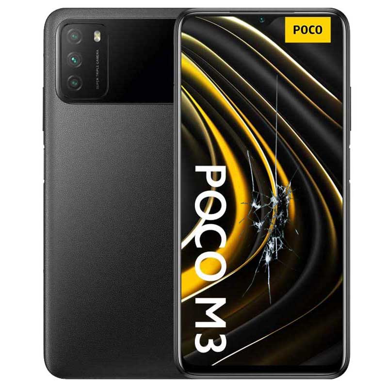 Reparacion/ cambio Pantalla completa original con marco Poco M3 Pro 5G Negro