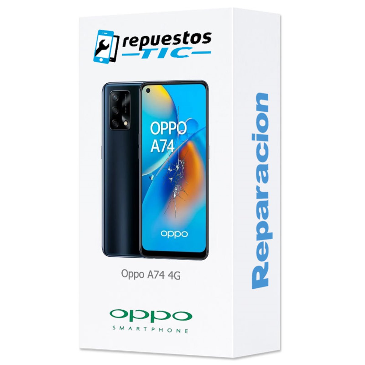Reparacion/ cambio Pantalla LCD display Oppo A74 4G (sin funcion huella)