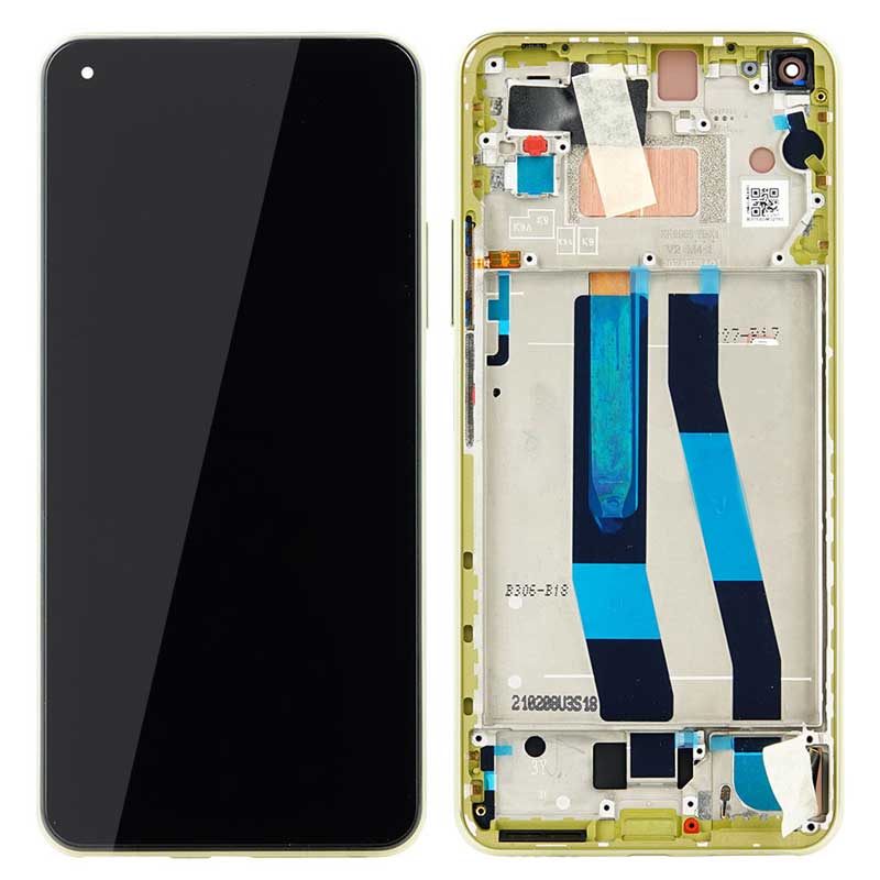Pantalla completa original con marco Xiaomi Mi 11 Lite 5G Amarillo