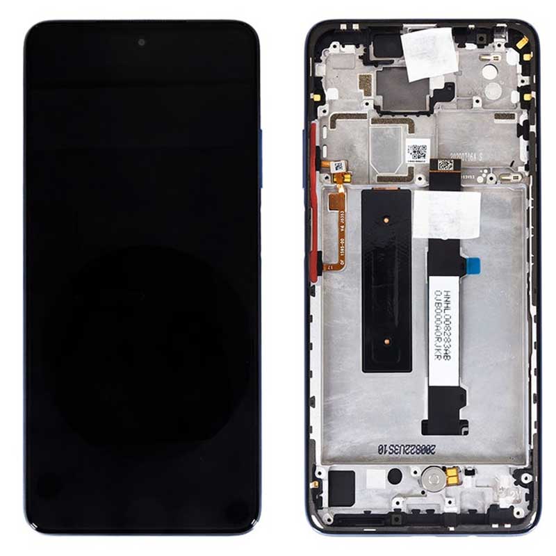 Pantalla completa original con marco Xiaomi Mi 10T Lite 5G Gris cosmico (tarnish)