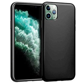 Funda gel silicona negra iPhone 11 Pro max (A2161, A2220, A2218)