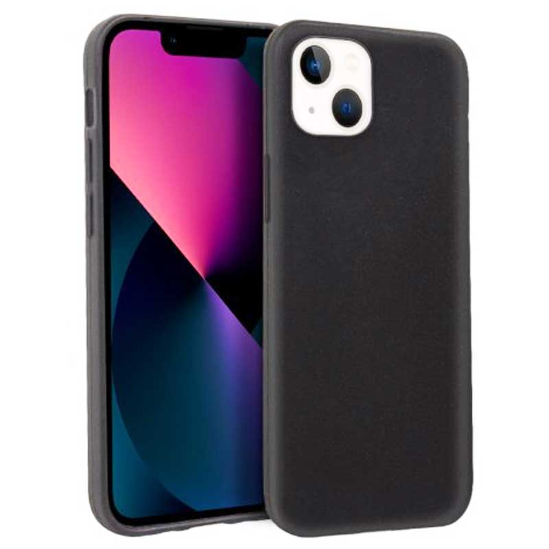Funda protectora gel silicona negra iPhone 13 Mini