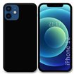 Funda gel silicona negra iphone 12/ 12 pro