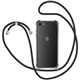 Funda protectora silicona transparente con cordon iPhone SE 2020
