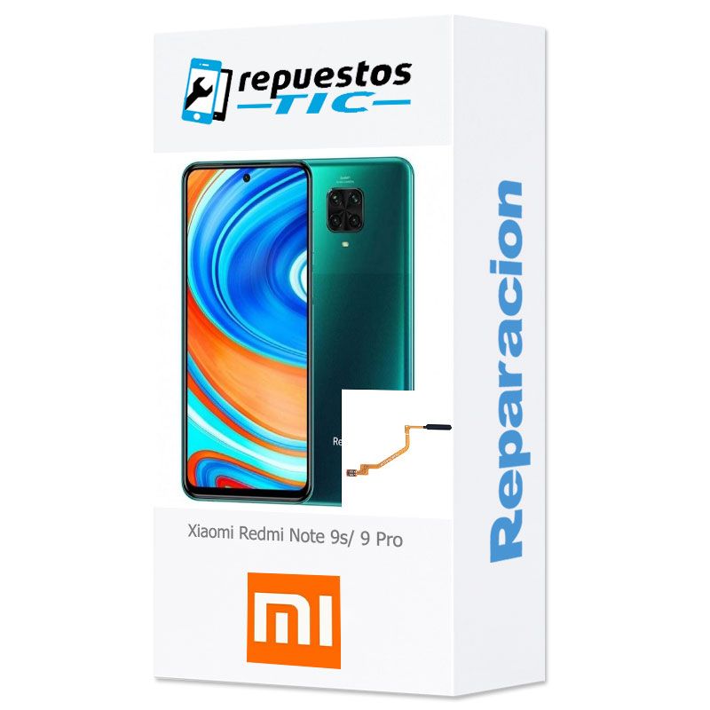 Reparacion/ cambio Flex Boton huella digital Xiaomi Redmi Note 9s/ 9 Pro 