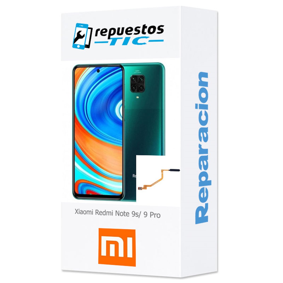 Reparacion/ cambio Flex Boton huella digital Xiaomi Redmi Note 9s/ 9 Pro 