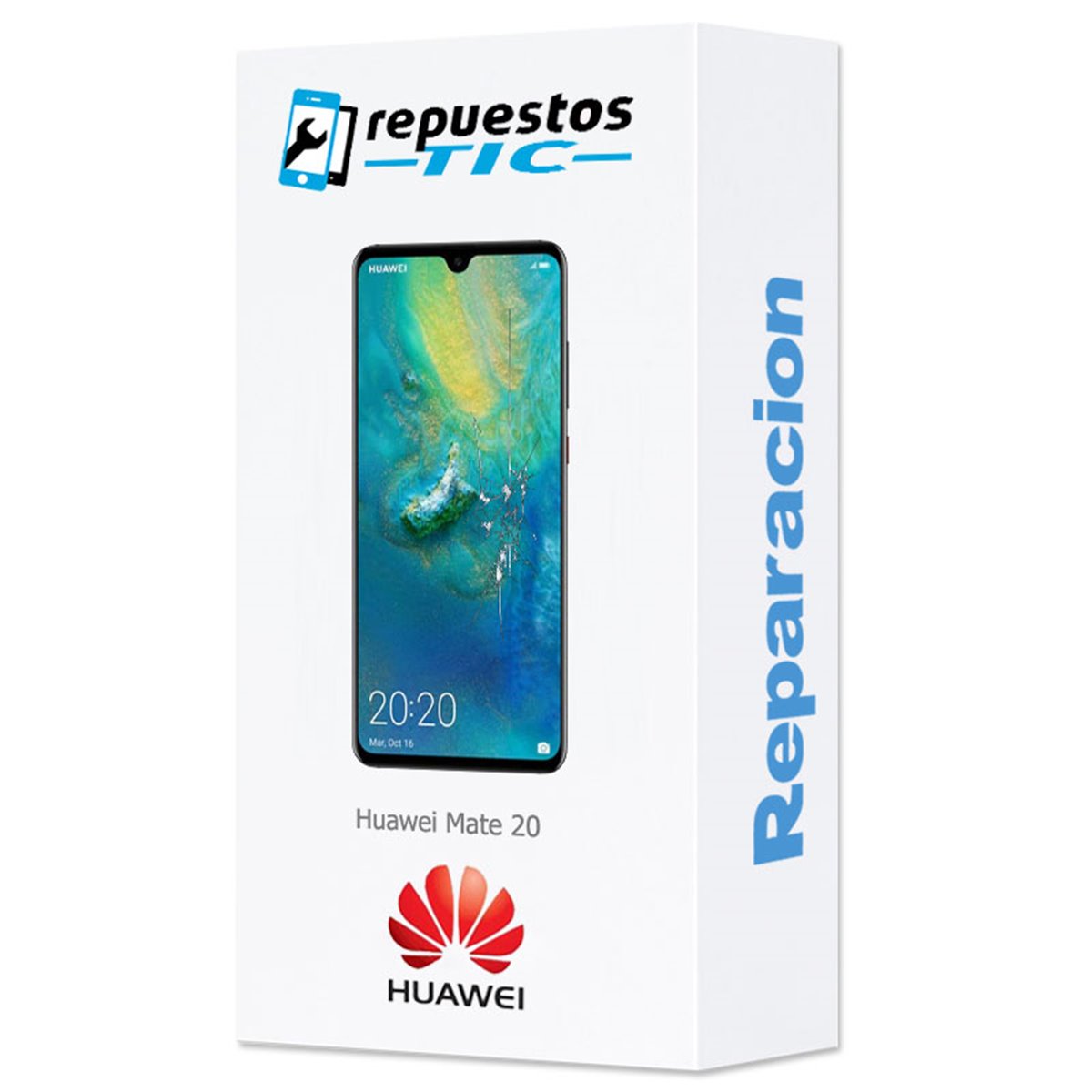 Reparacion/ cambio Pantalla  Original completa con marco Huawei mate 20