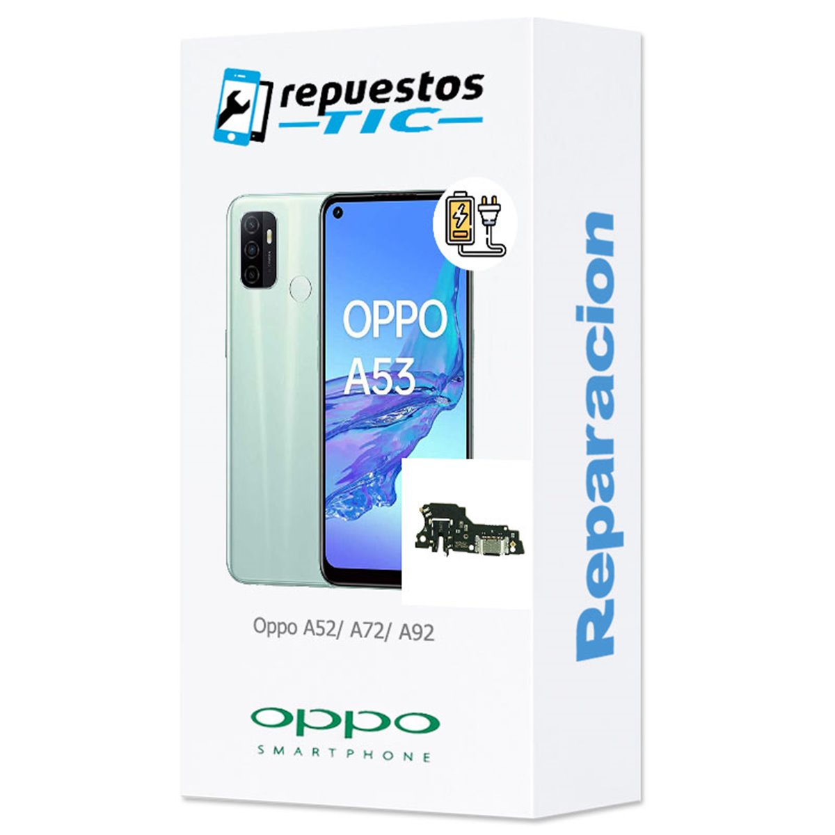 Reparacion/ cambio Conector de carga Oppo A53/ A53s