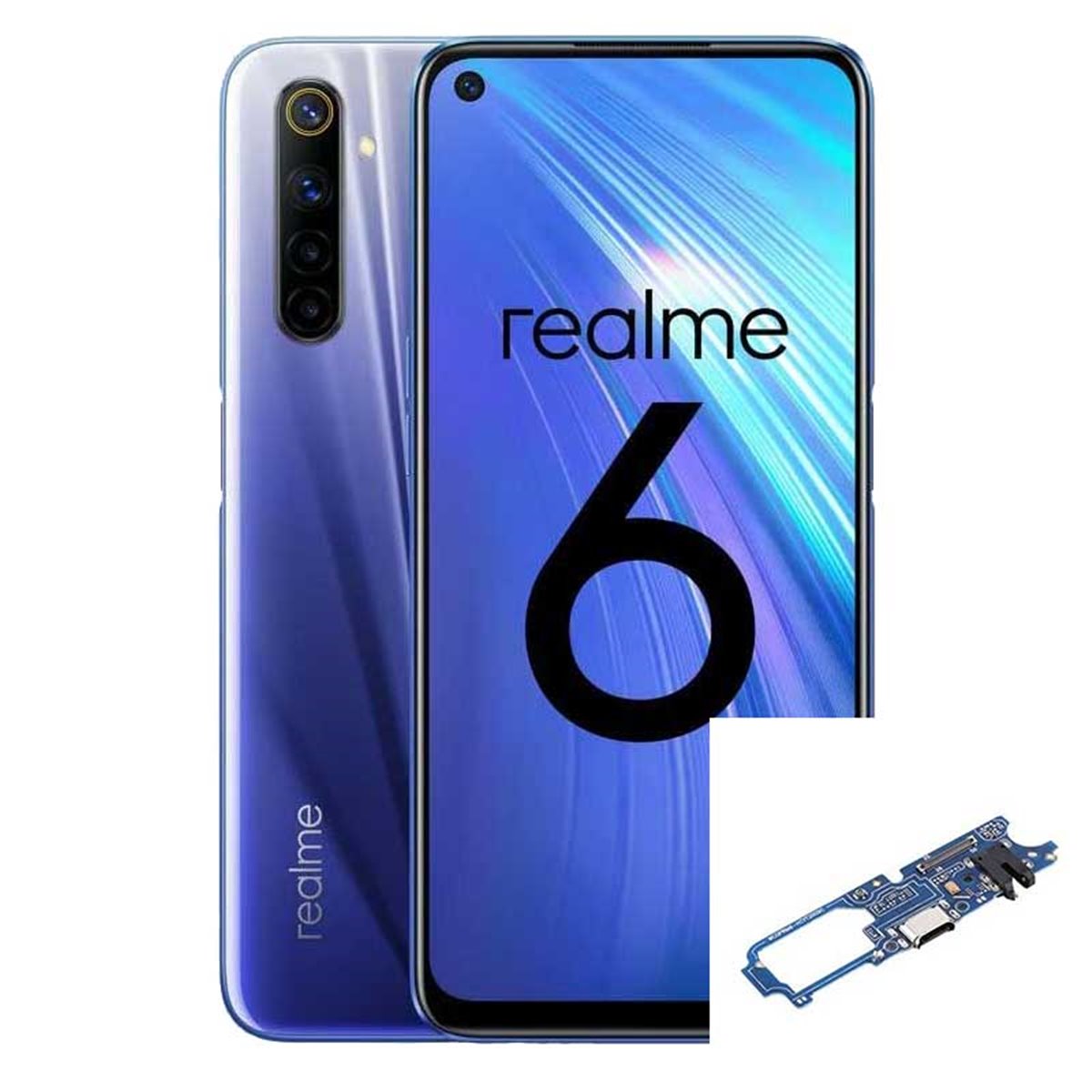 Reparacion/ cambio Conector de carga Realme 6