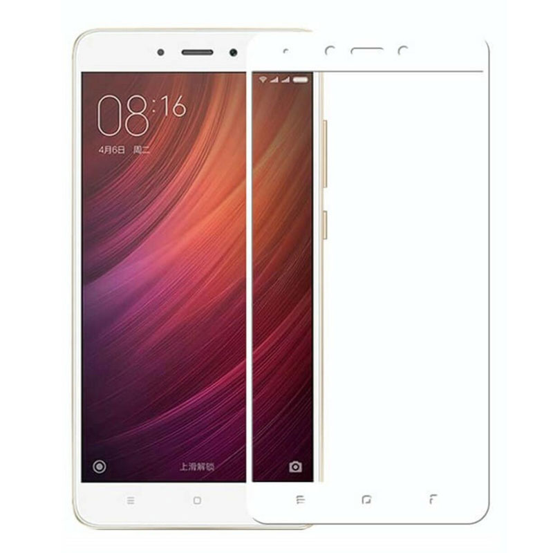 Protector de Pantalla Cristal Templado Xiaomi Redmi note 4X blanco
