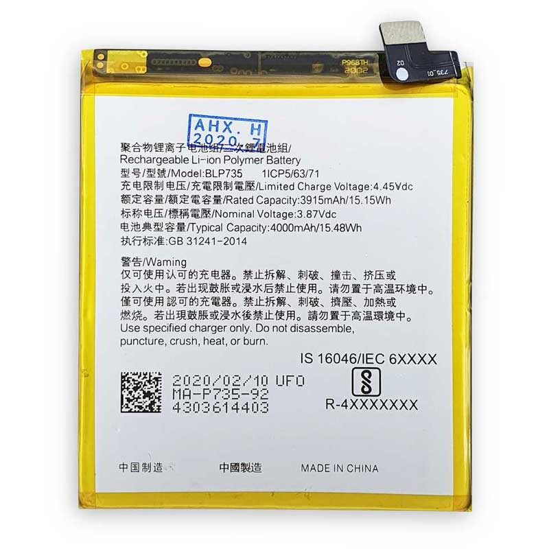 Bateria BLP735 Oppo Reno 2/ 2Z