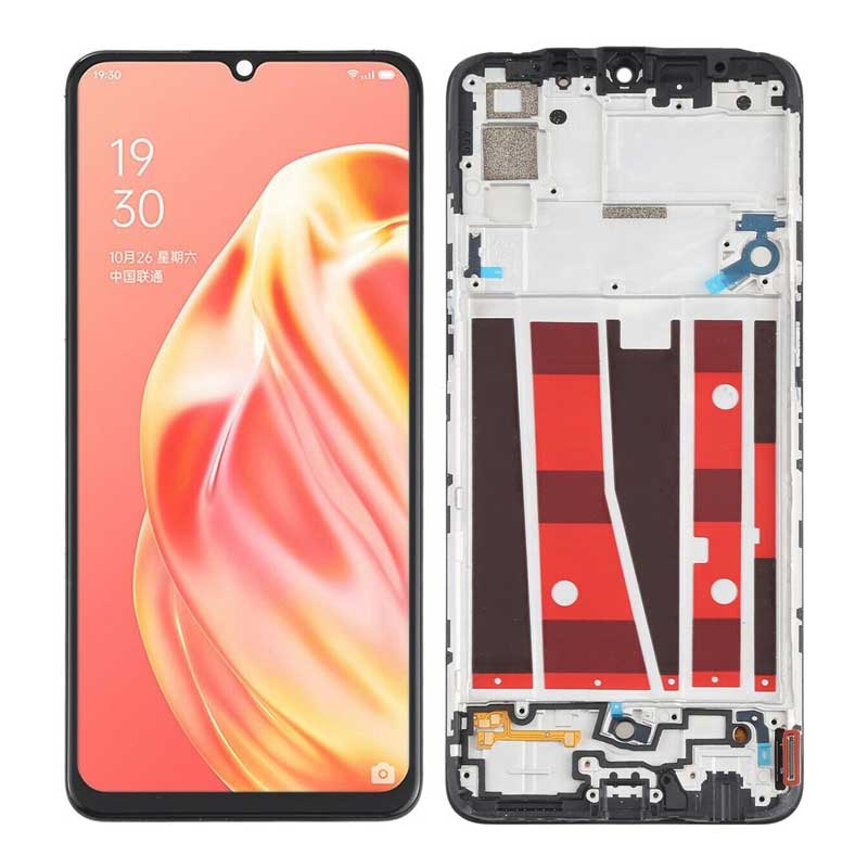 Pantalla completa con marco Oppo A91 CPH2021