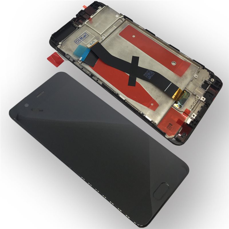 Pantalla completa original con marco + bateria Huawei P10 Negro
