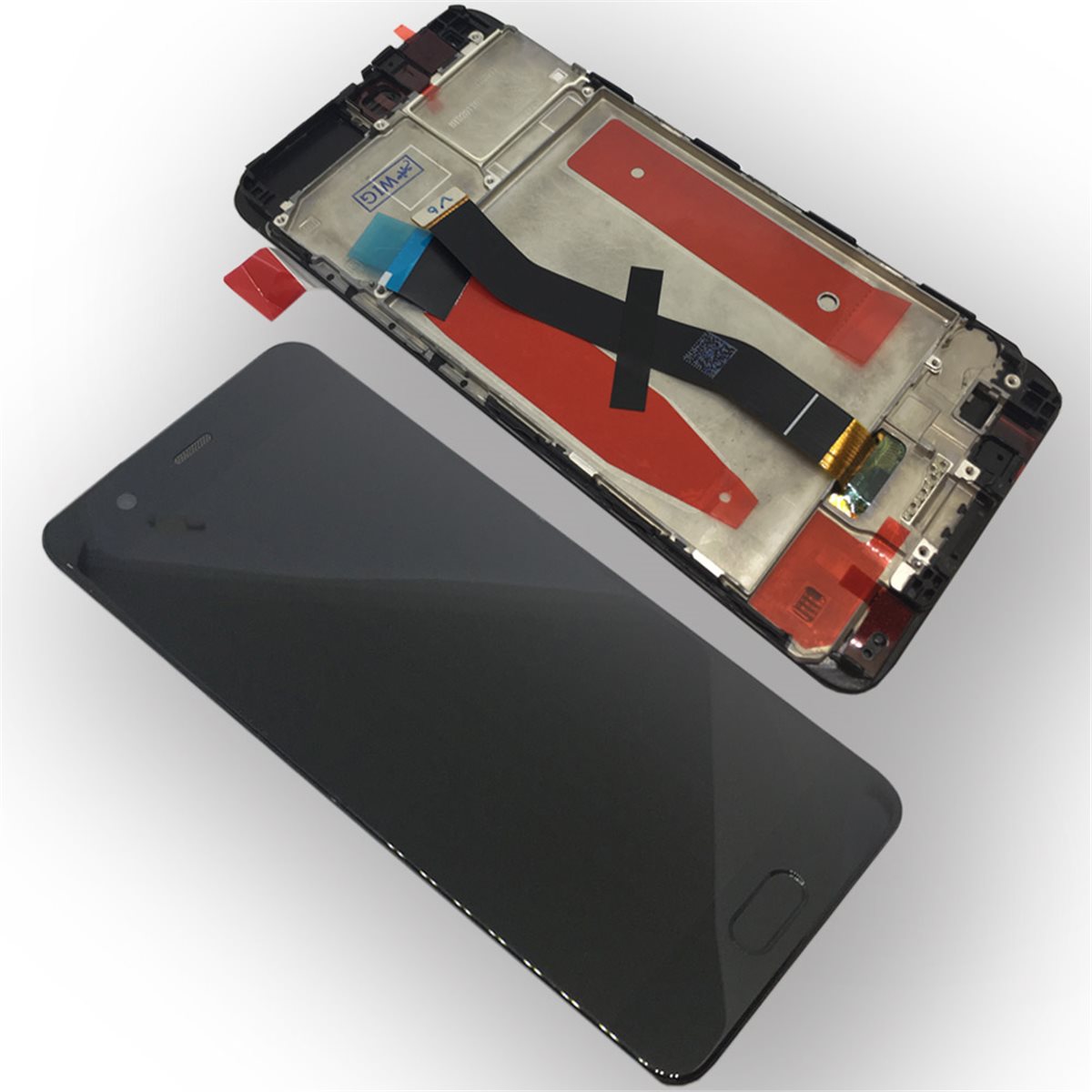 Pantalla completa original con marco + bateria Huawei P10 Negro