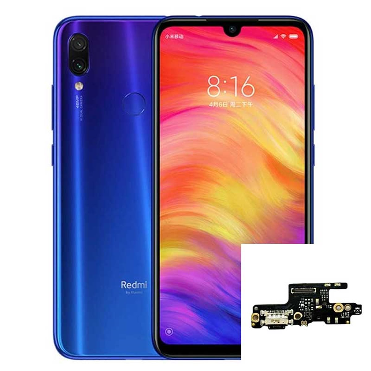 Reparacion conector de carga Xiaomi Redmi Note 7