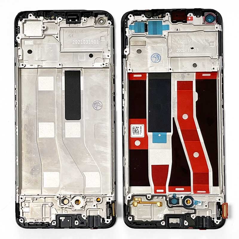 Pantalla original Oppo A74 4G Negro. Service Pack