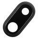 Lente Camara trasera iPhone 8 Plus con marco negro