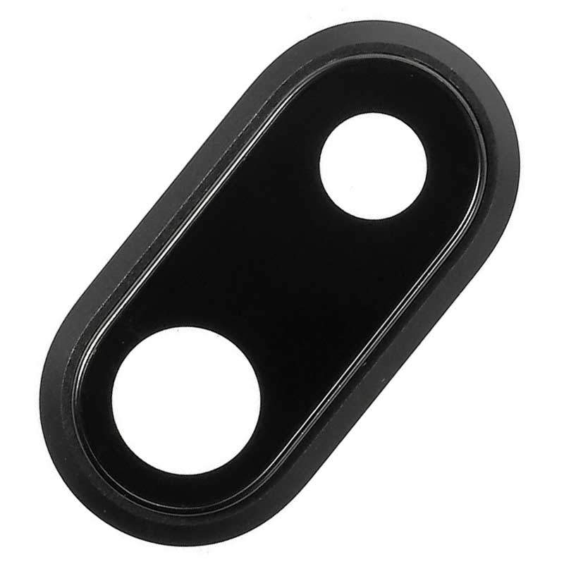 Lente Camara trasera iPhone 8 Plus con marco negro