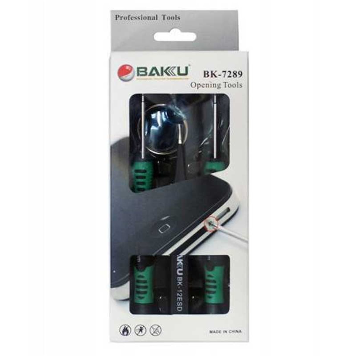 Kit herramientas apertura móviles BK-7289-A 4 en 1