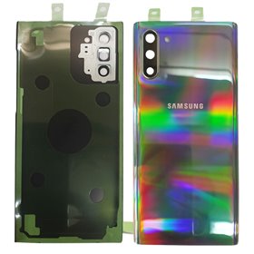 Tapa trasera Samsung Galaxy Note 10 N970 con lente Aura Glow (Gris)