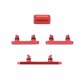 Set botones laterales iPhone 13 Rojo