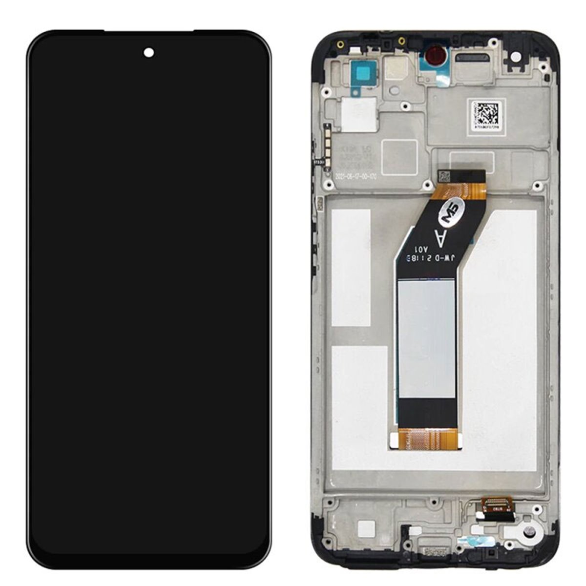 Pantalla original Xiaomi Redmi 10 Gris (Carbon Grey) Service Pack. 
