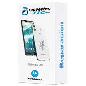Reparacion/ cambio Tapa trasera original Motorola One  Blanco