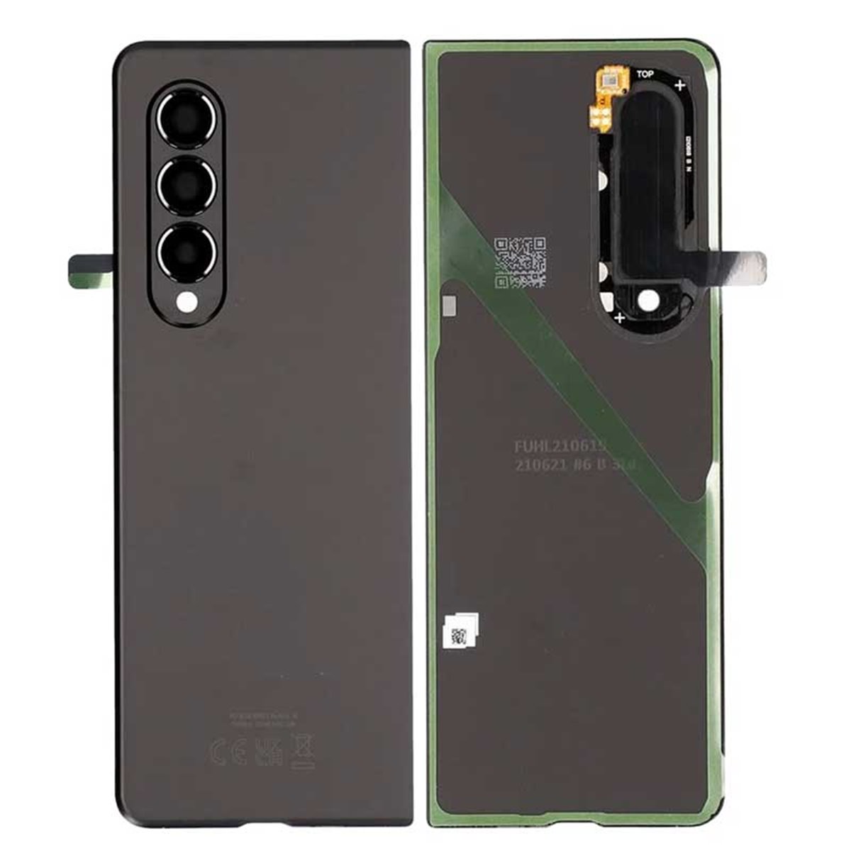 Tapa trasera original Samsung Galaxy Z Fold 3 5G F926B Negra (Phantom Black)