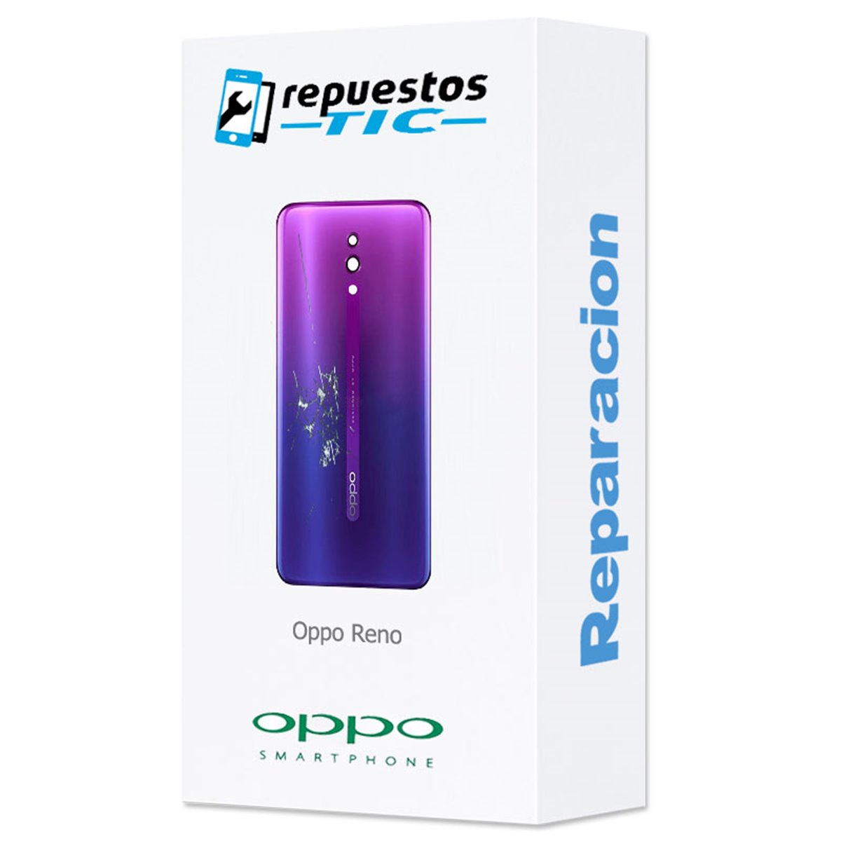Cambio tapa trasera Oppo Reno