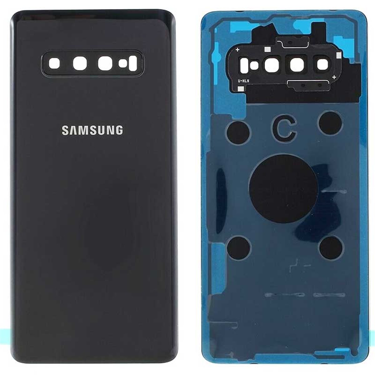 Tapa trasera Samsung Galaxy S10 Plus G975 (con lente) Negro