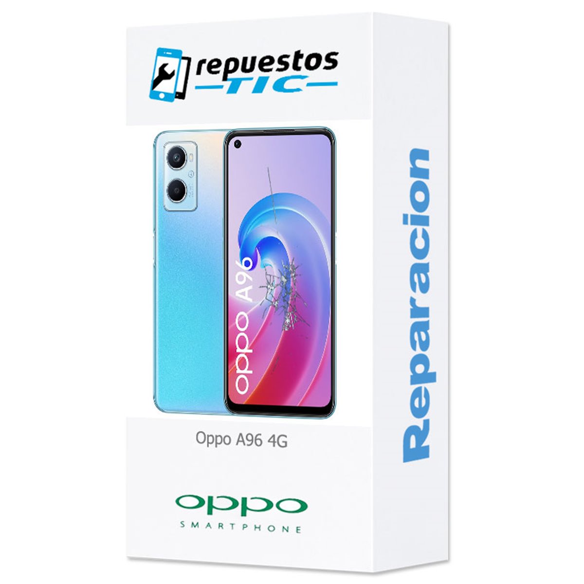 Cambio pantalla Oppo A96 CPH 2333 completa LCD + tactil 
